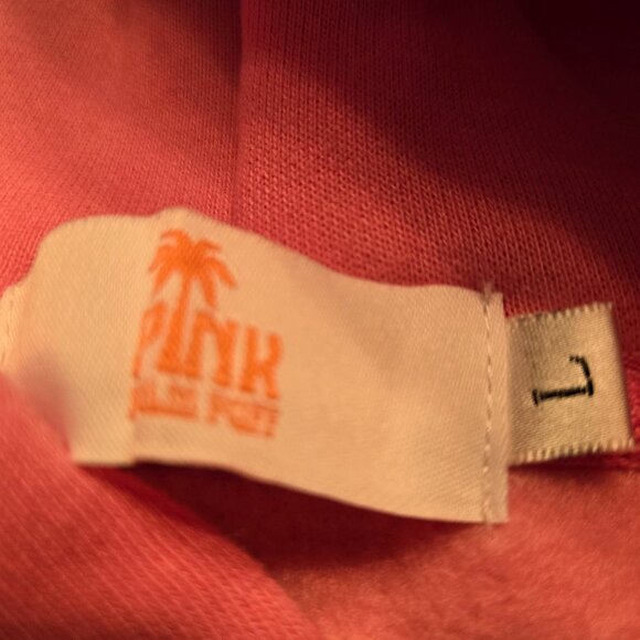 Pink Palm Puff Classic Puff Hoodie in Raspberry - Size Large - BNWT - Picture 5 of 9